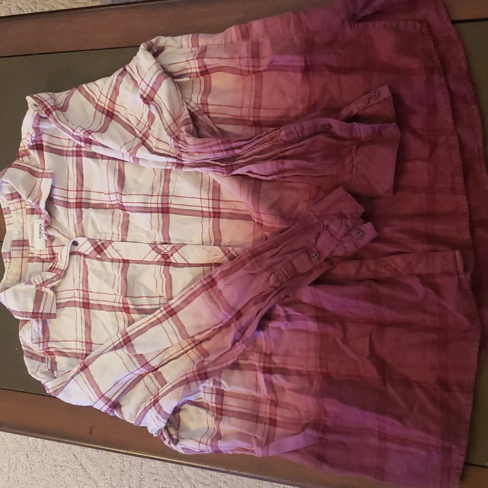 Plus size Sonoma plaid button down shirt - Picture 1 of 2